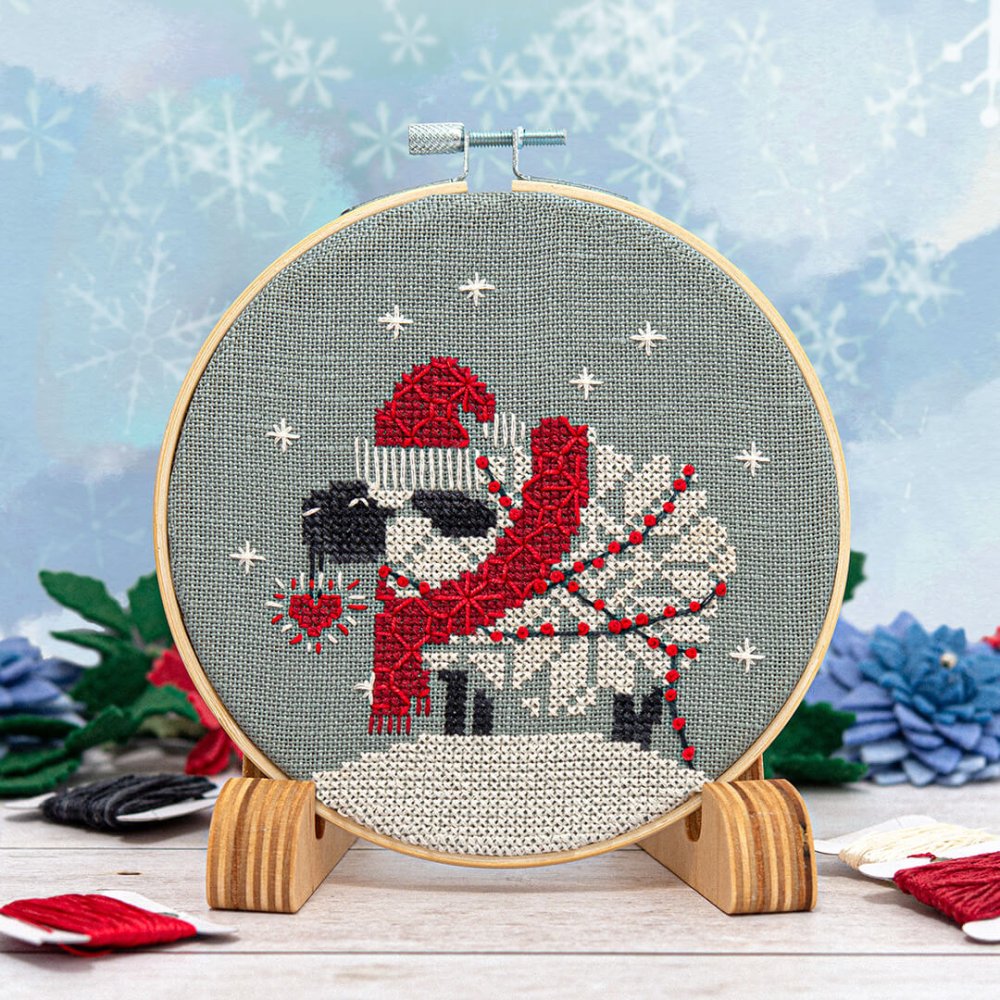 (image for) Snowflake Sheep Ornament